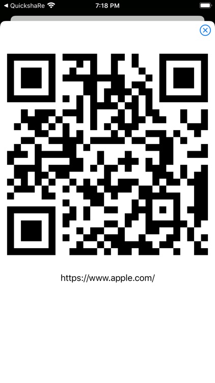 QuickshaRe - Share via QR Code