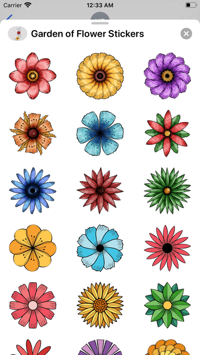 Garden of Flower Stickers screenshot 2