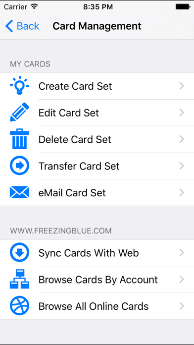 How to cancel & delete FreezingBlue Flashcards! from iphone & ipad 4