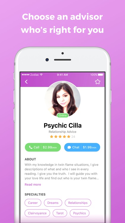 Zodiac Live: online astrology