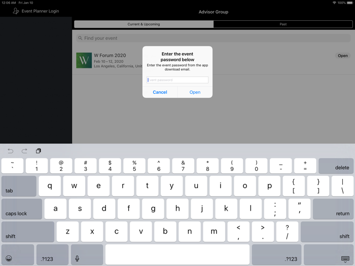 Advisor Group Events