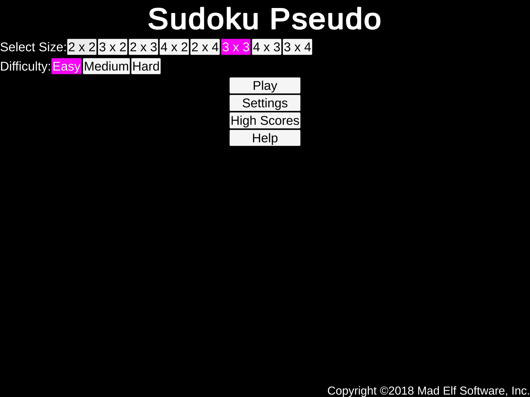 Sudoku Pseudo screenshot 2