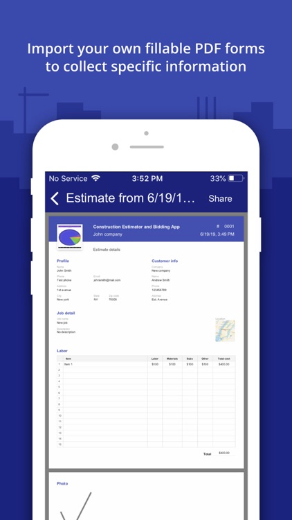 Construction Estimator App screenshot-4