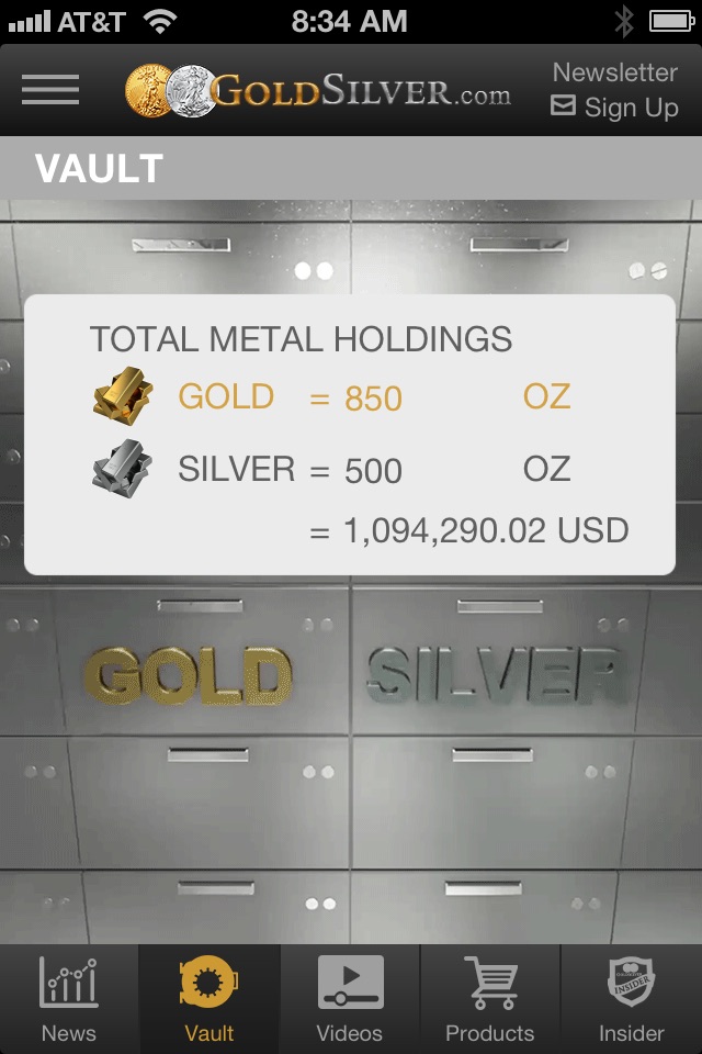 Gold Silver Vault screenshot 2