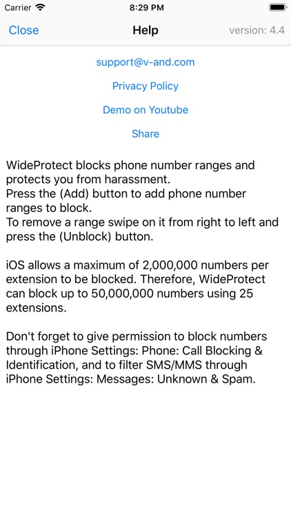 WideProtect Spam Call Blocker screenshot-4