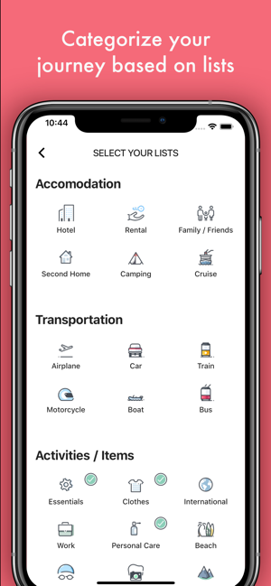 Packing List - Travel Planner(圖2)-速報App