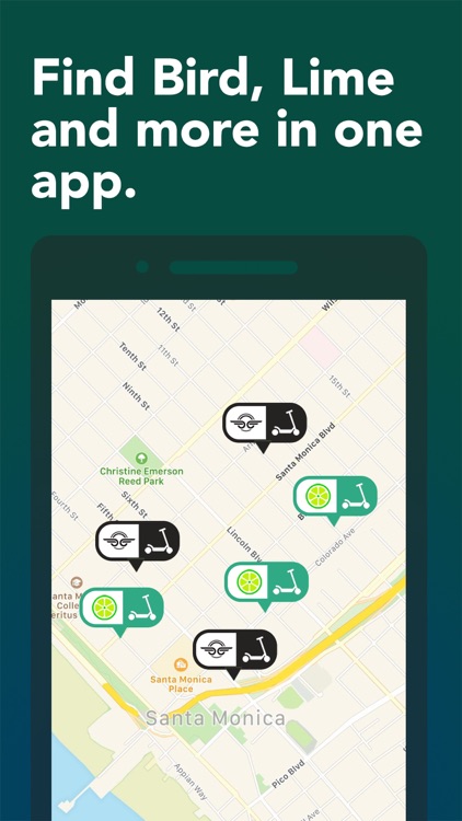Scooter Map - All the Scooters