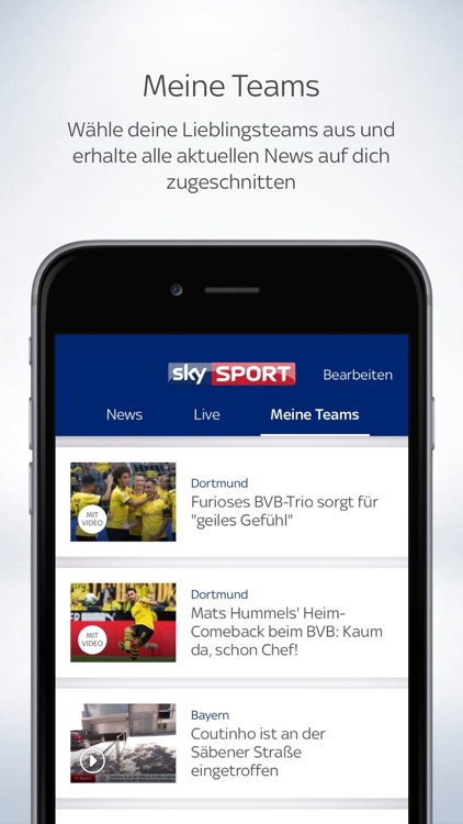 Sky Sport: Fußball News & mehr screenshot-3