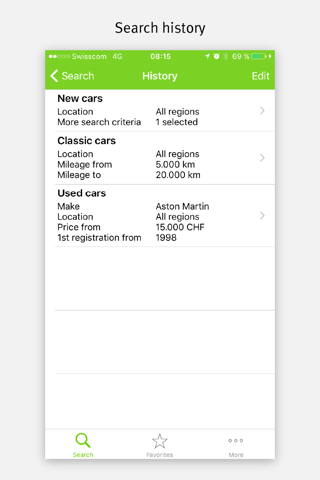 Automarkt Comparis screenshot 4