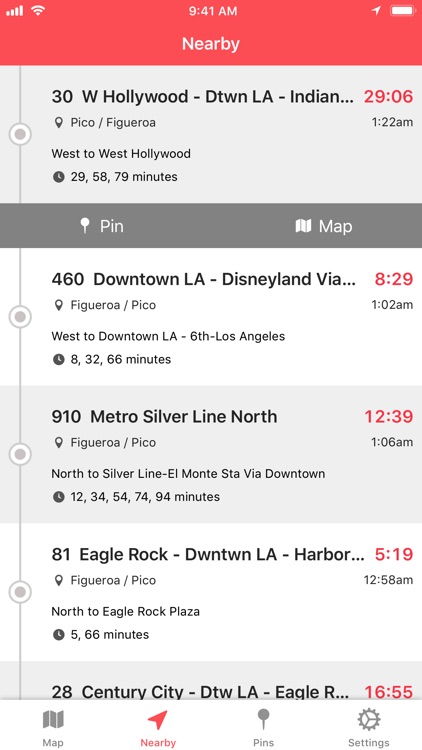 LA Metro Watch Transit App