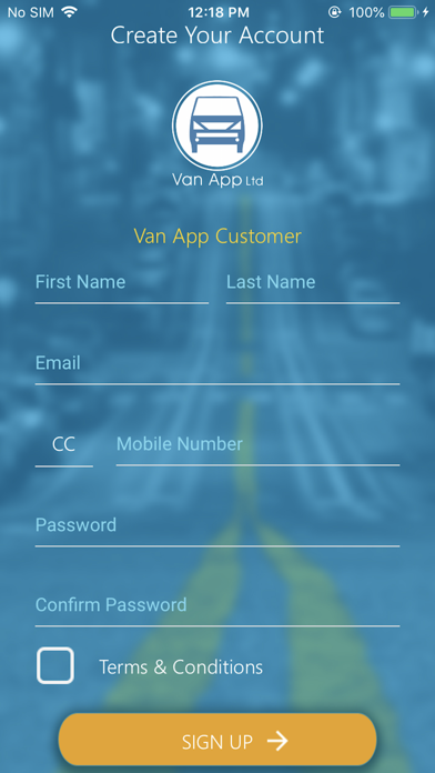 Van App screenshot 4