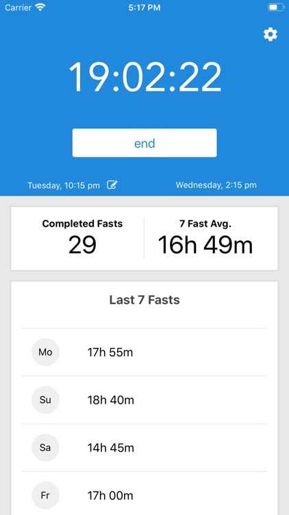 Delta Fasting Tracker