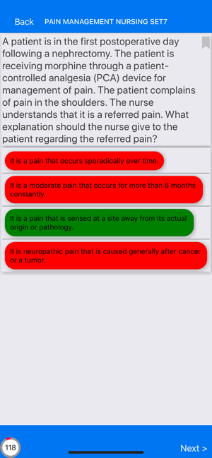 PAIN MANAGEMENT NURSING EXAMS(圖9)-速報App