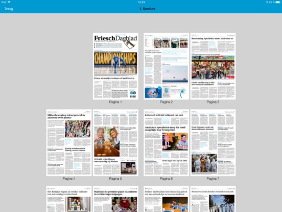 Friesch Dagblad krant screenshot 4