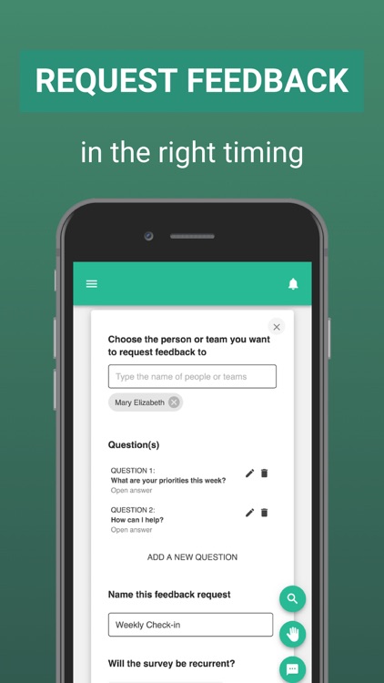 Tap My Back - Feedback App