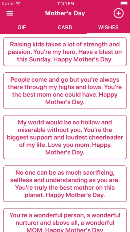 Mother's Day Wishes