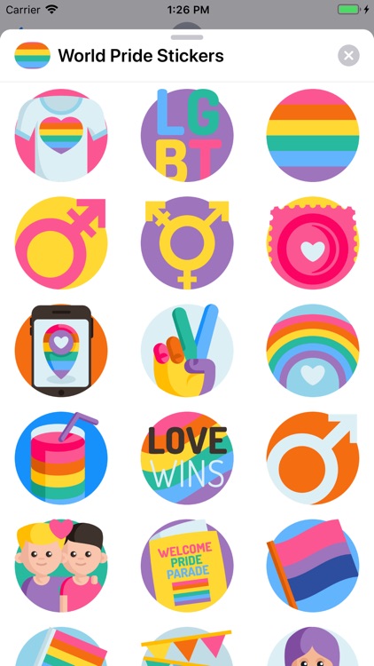 World Pride Stickers