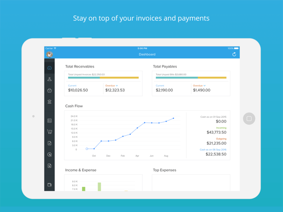 Accounting app - Zoho Books screenshot