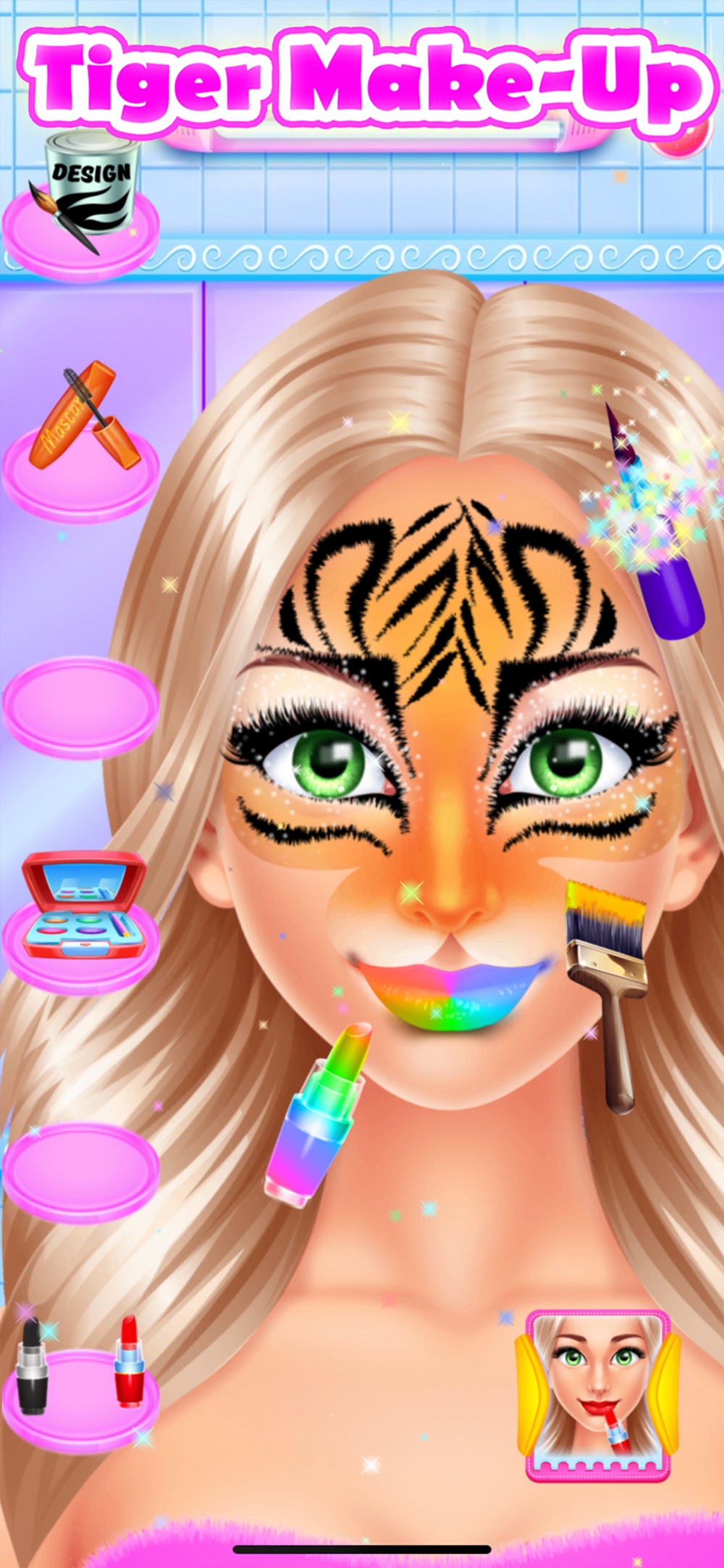 Face Paint Party Salon Games
