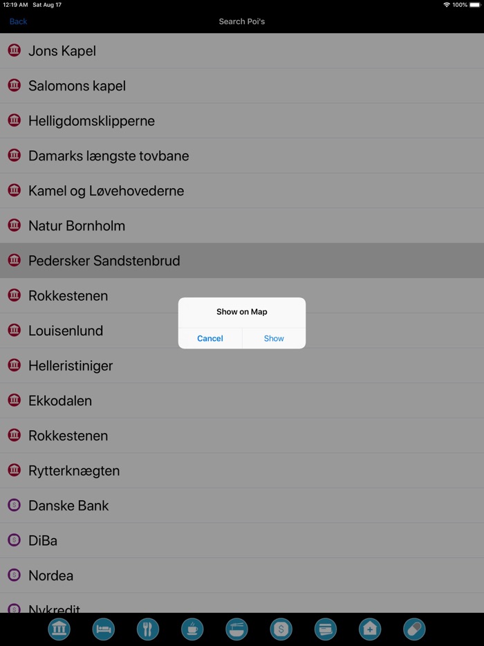 Bornholm - Route Map Offline