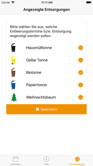 Abfall-App Erfurt screenshot 2