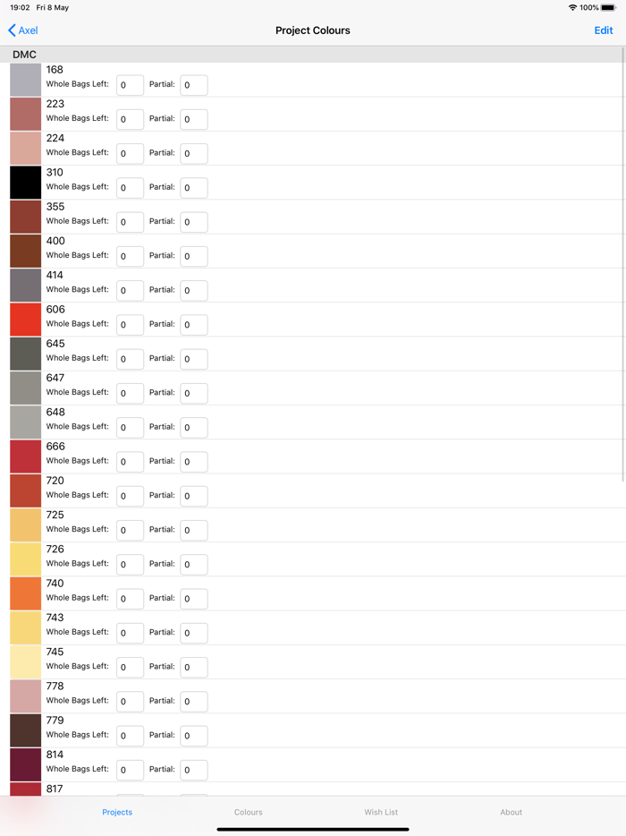 Diamond Painting Logbook