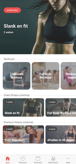 Ongekend Fitness Schema Vrouwen in de App Store MX-64