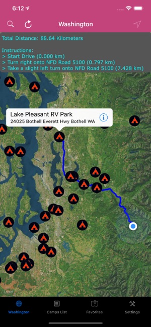 Washington – Campgrounds, RV's(圖2)-速報App