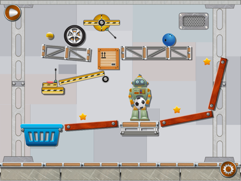 Funny Bots: Physics puzzle screenshot 3