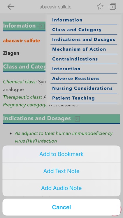 Nurse’s Drug (Guide) Handbook screenshot-3