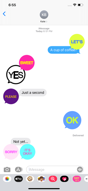 Say It! - Bubble Stickers(圖3)-速報App