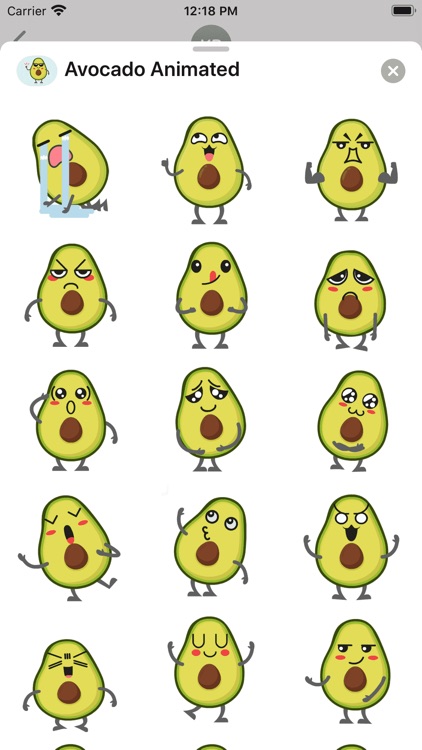 Avocado: Animated Stickers screenshot-3