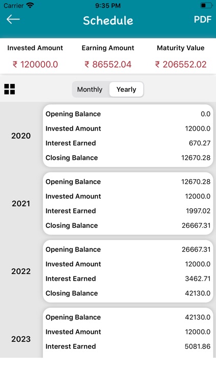 SIP Calculator : Mutual Fund screenshot-3