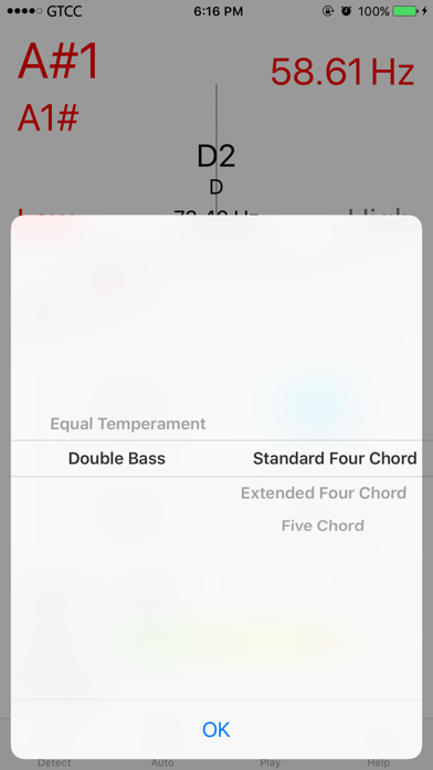 Double Bass Tuner screenshot 4