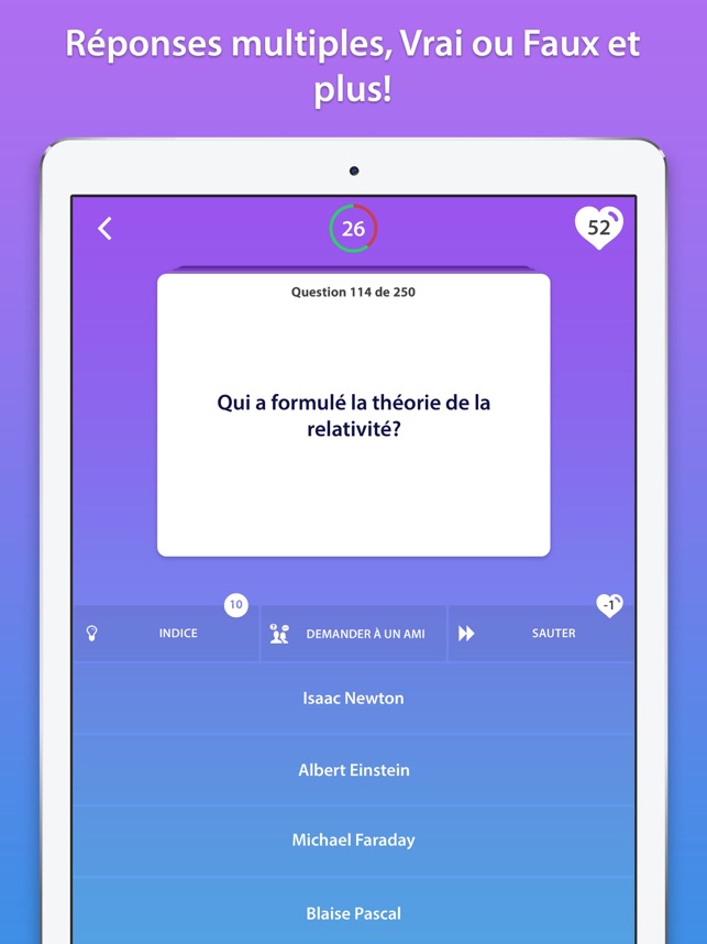 Quiz Culture Generale Dans L App Store