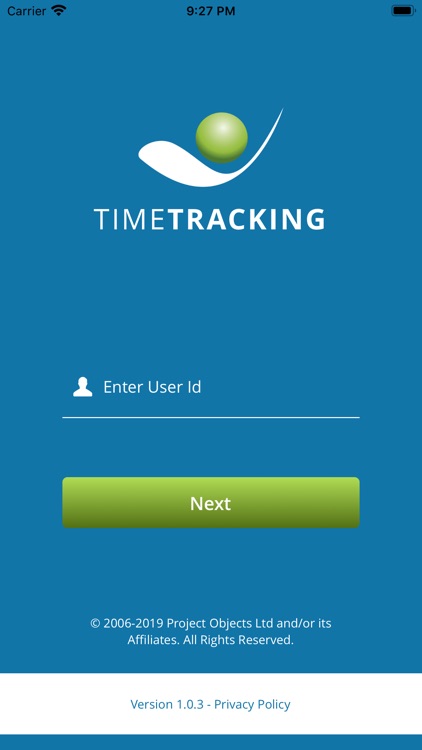 Project Objects Time-Tracking