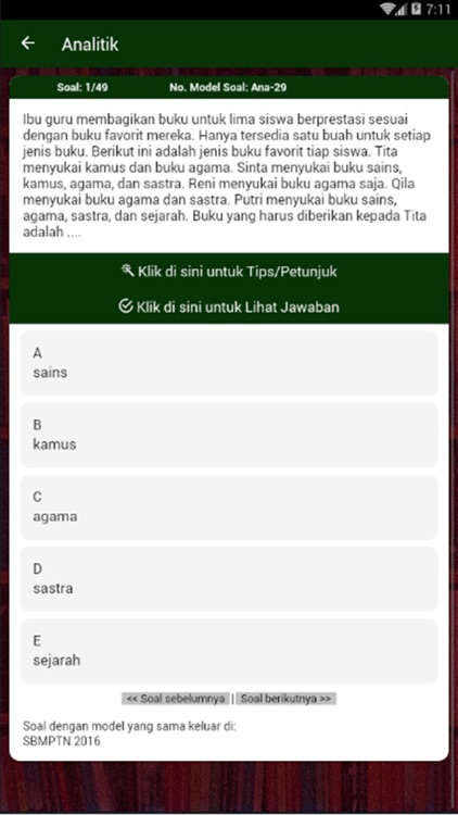 Soal Jawab SBMPTN 2019 - TPS screenshot-3