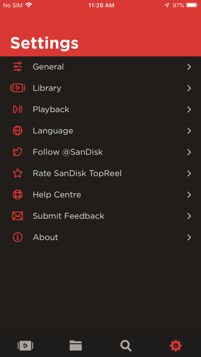SanDisk TopReel screenshot 3