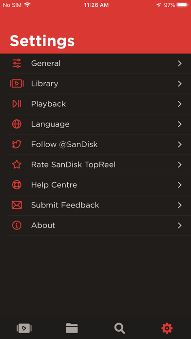 SanDisk TopReel screenshot1