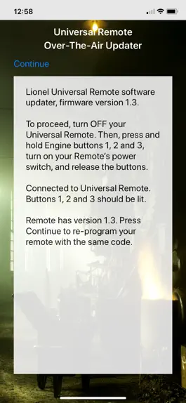 Game screenshot LionChief U Remote Updater apk