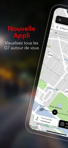 Screenshot 1 G7 Abonné - Commande de taxi iphone