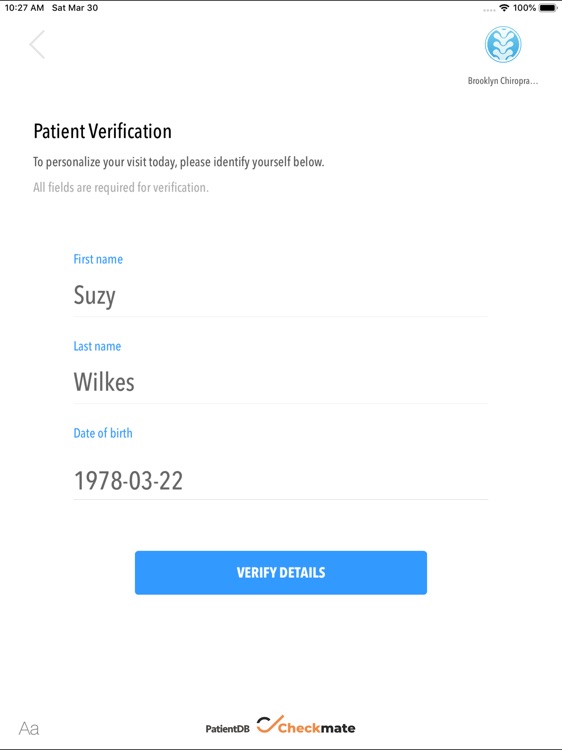 PatientDB Checkmate