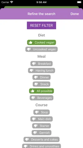 Game screenshot Vegan Recipes | Diet-Health hack