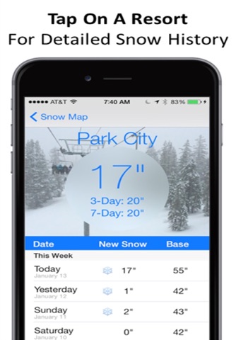 Utah Snow Map & Webcams - náhled