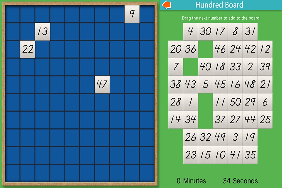 Hundred Board -Montessori Math screenshot 3