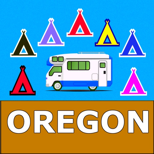 Oregon : Campgrounds & RV's icon