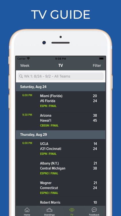 Texas Tech Football Schedules screenshot-6