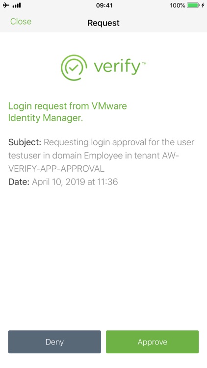 Verify - Workspace ONE screenshot-3