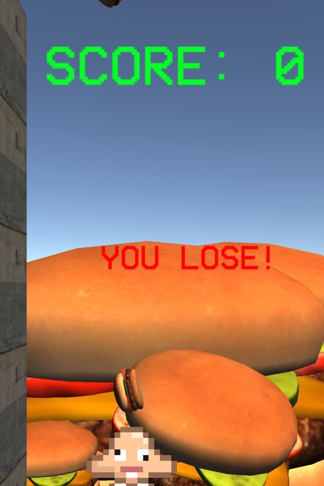 Dummy Dodge 3D - Burger Dodge screenshot 2