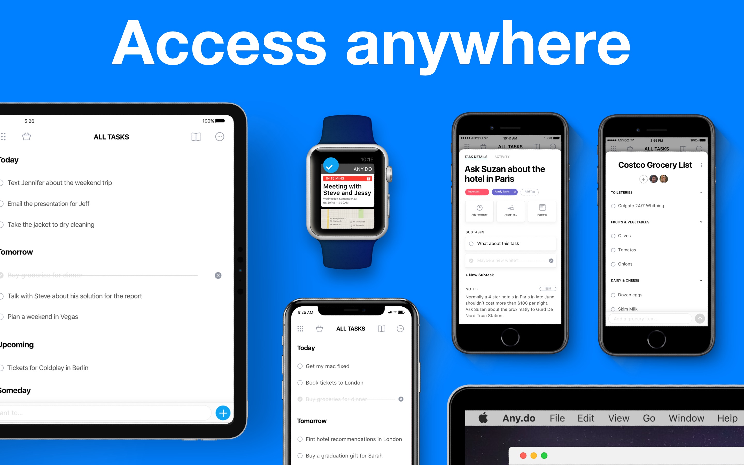 Screenshot do app Any.do: To-do list & Tasks
